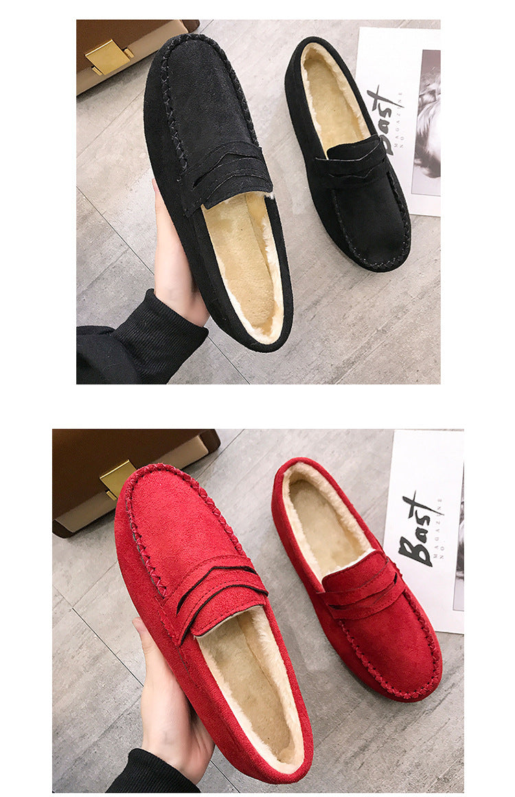Fleece-lined Cotton Shoes