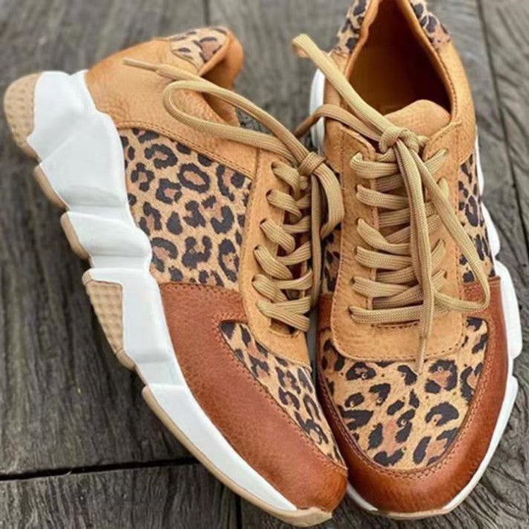 Leopard-Print Casual Shoes sneakers