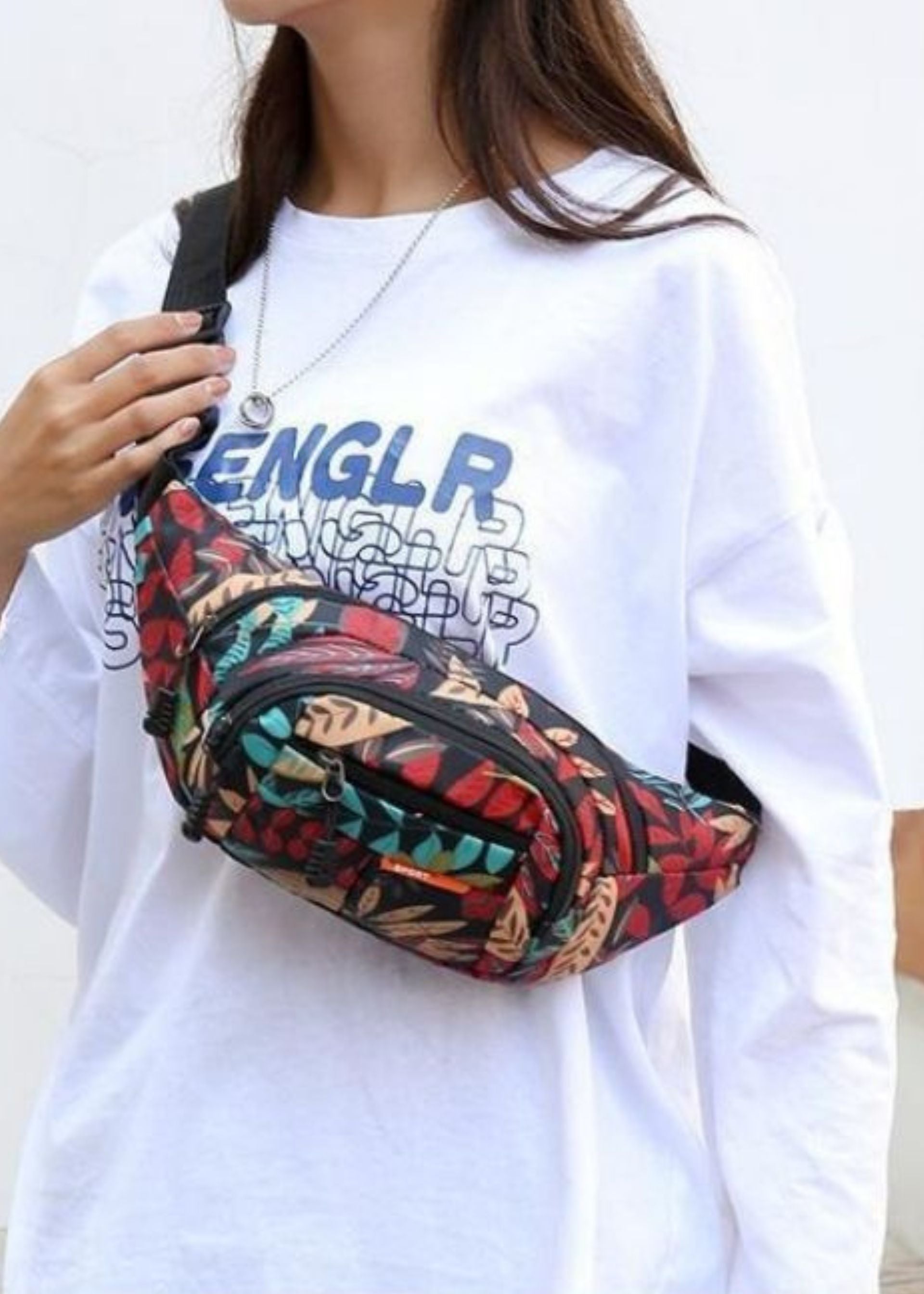 king stonebrothers and co, Fanny pack Floral shoulder bag Unisex accessory Trendy bag Practical bag, satchel, satchel summer, satchel flower, 