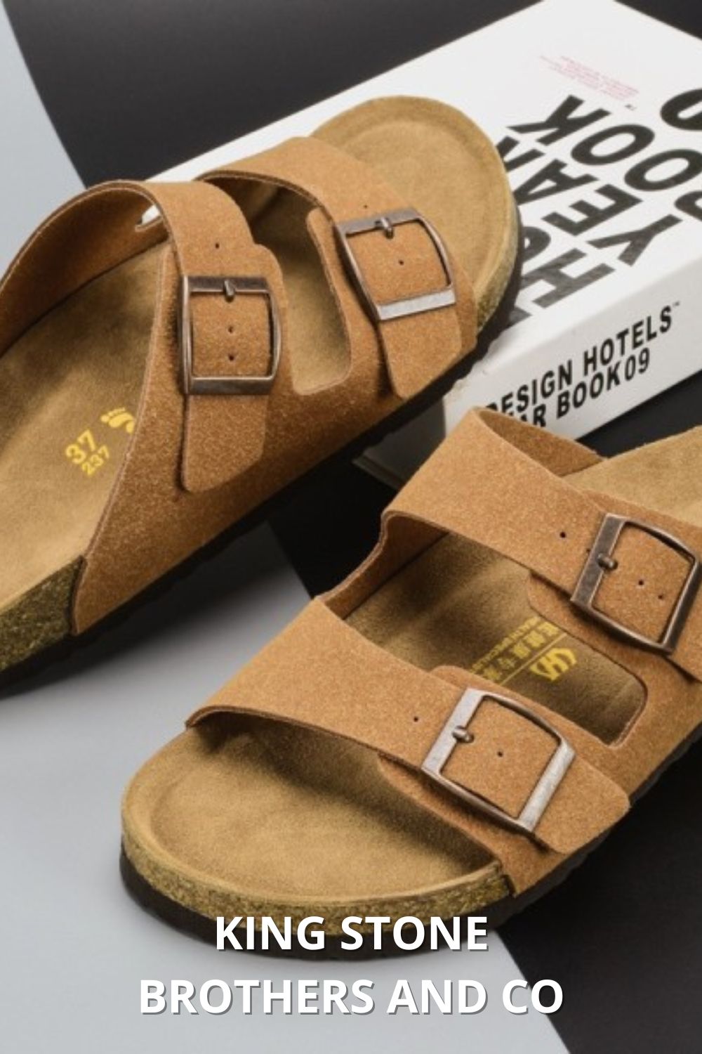 Double-Buckle Beach Sandals