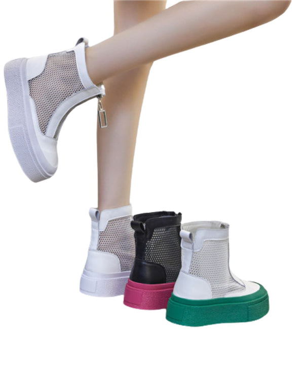 Women's trendy round toe ankle boots - King Stone Brothers and Co™️
