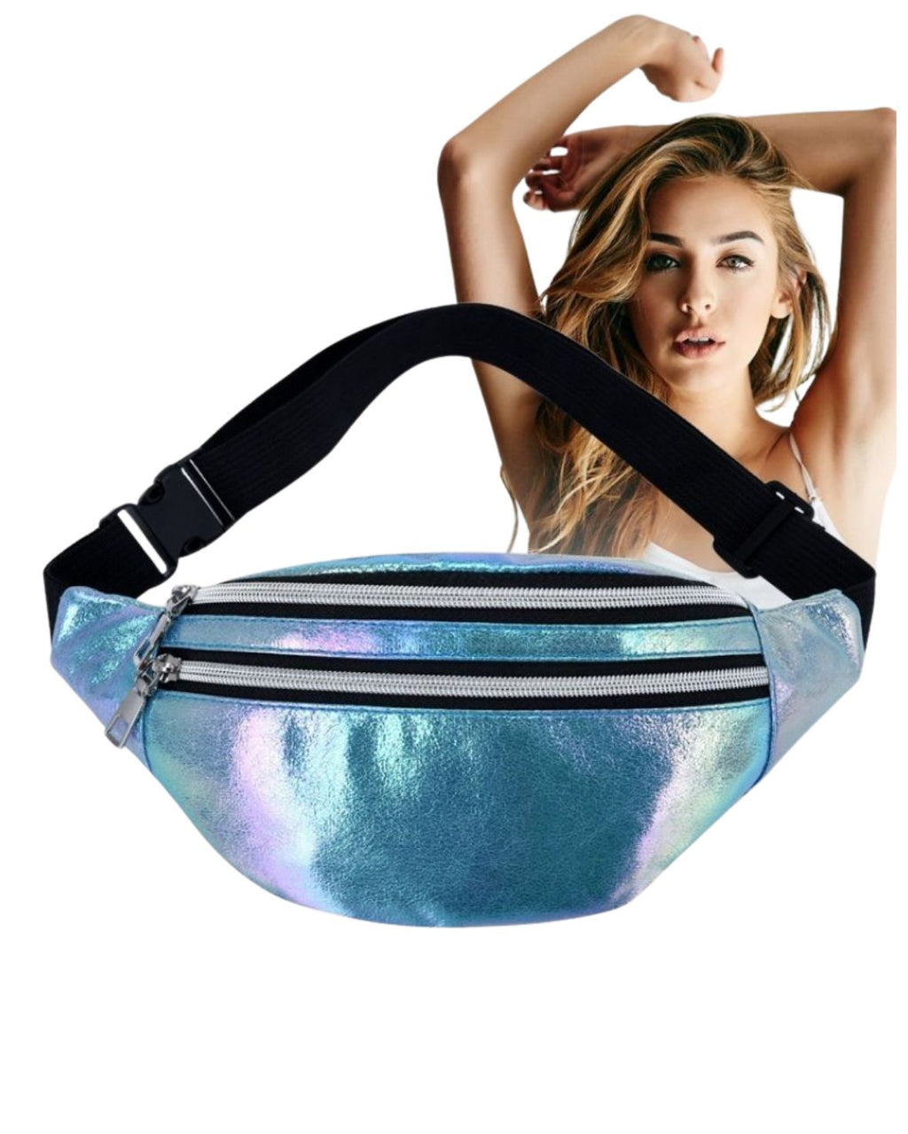 Colorful Laser Shoulder Crossbody Bag