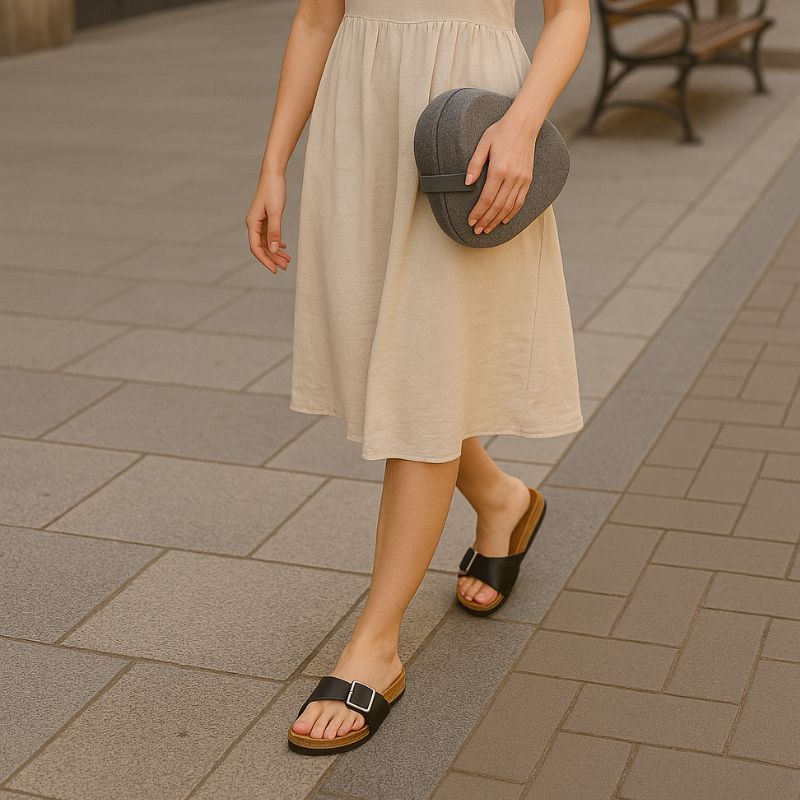 Women's Single-Button Sandals