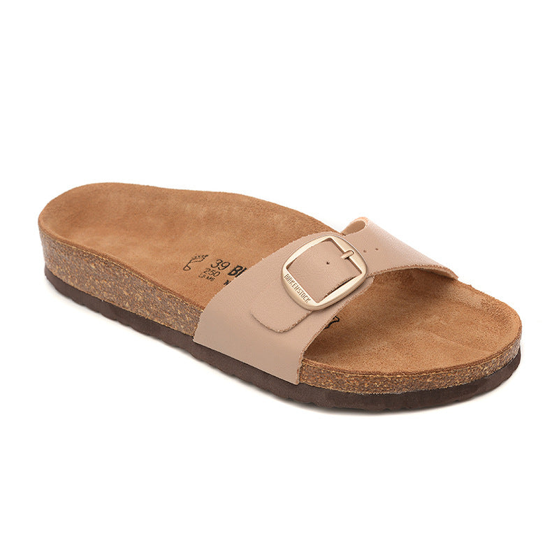 Women's Single-Button Sandals
