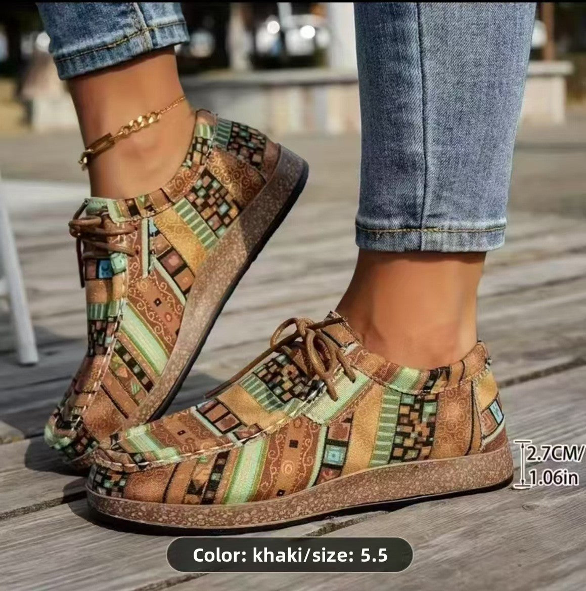 Ethnic Style Graffiti Low-top Canvas Shoes – Comfort and Originality for Everyday Wear
