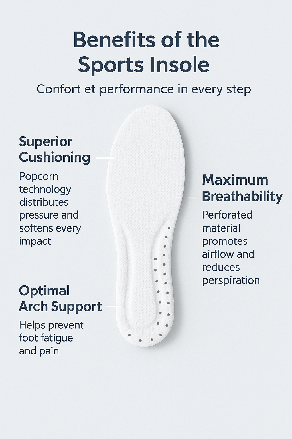 Popcorn Sports Insole