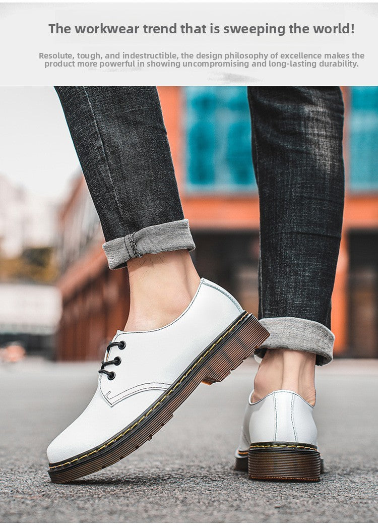 Round-Toe Low-Top Martin Boots