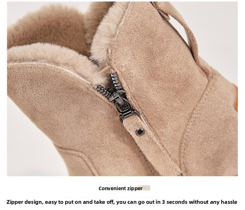 Women'S Velvet Shoes Warm Boots