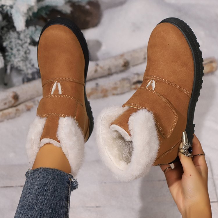Fleece-Lined Snow Boots