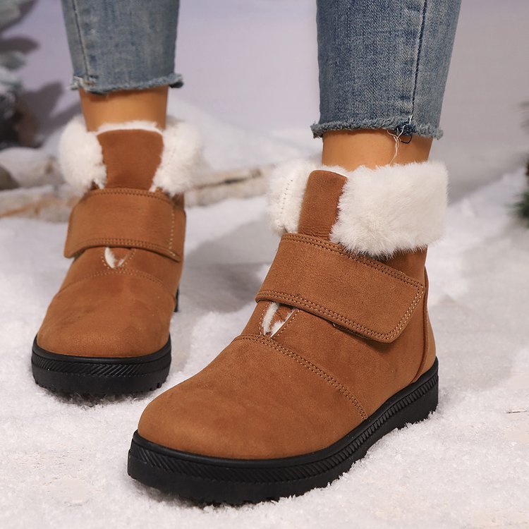 Fleece-Lined Snow Boots