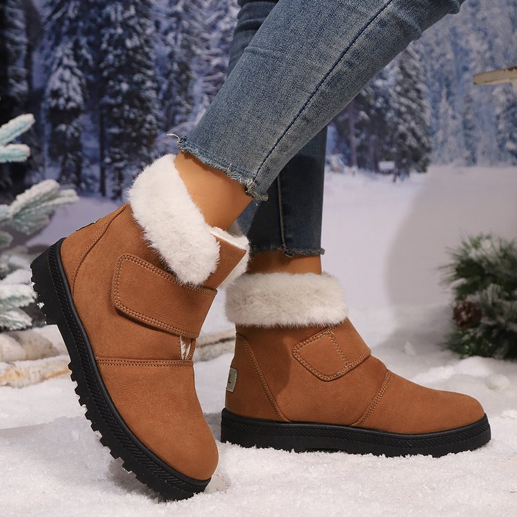 Fleece-Lined Snow Boots