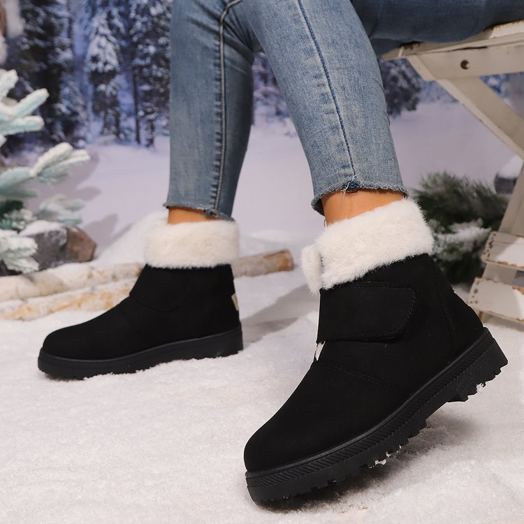Fleece-Lined Snow Boots