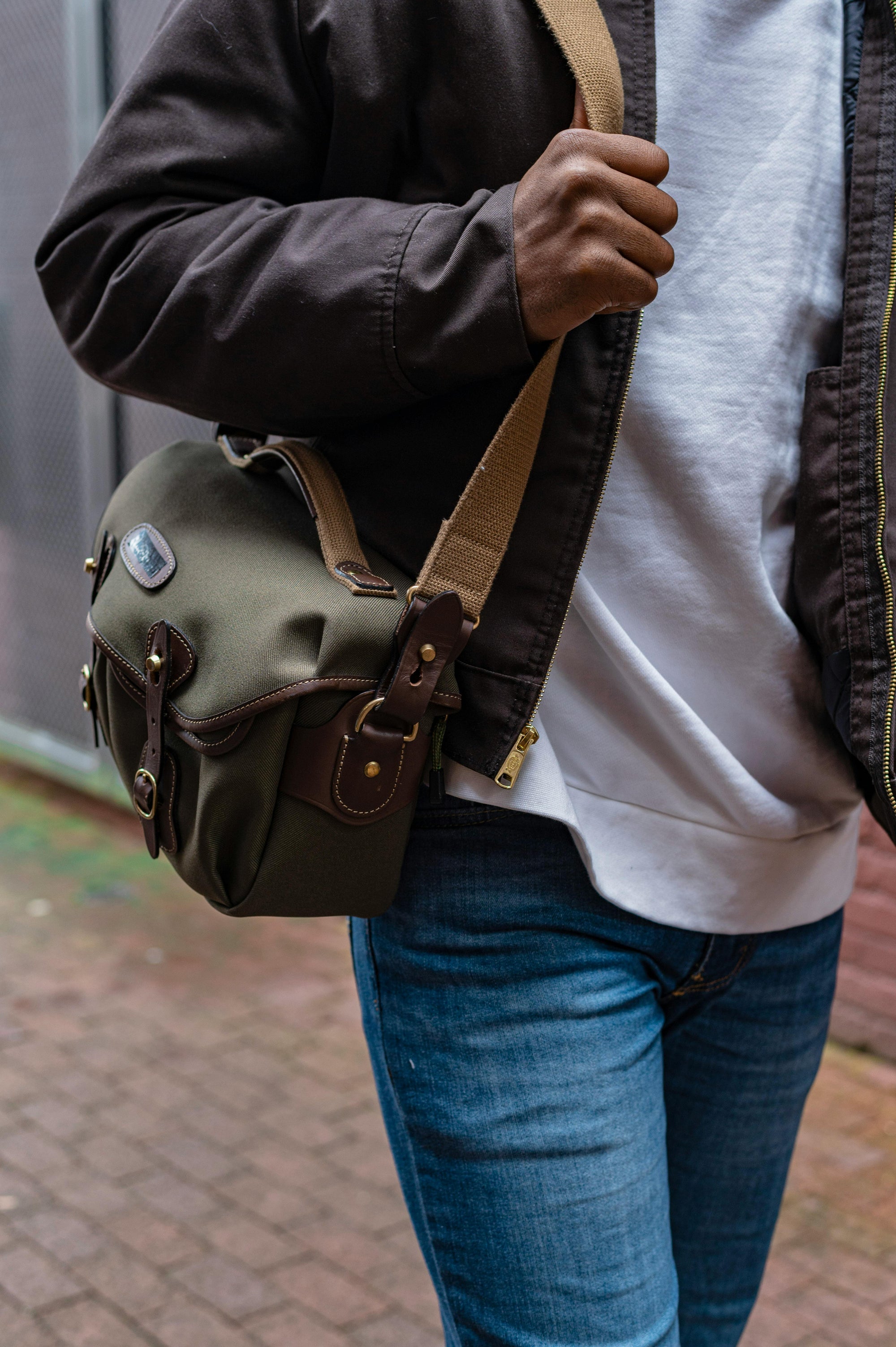 Men's Casual Canvas Shoulder Bag
