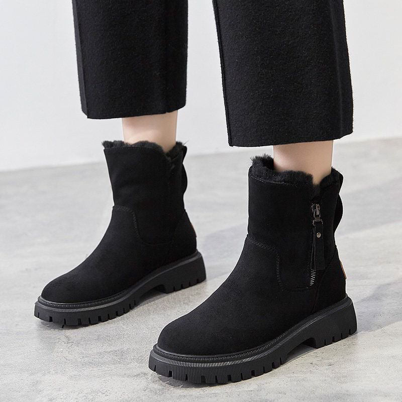 Women'S Velvet Shoes Warm Boots
